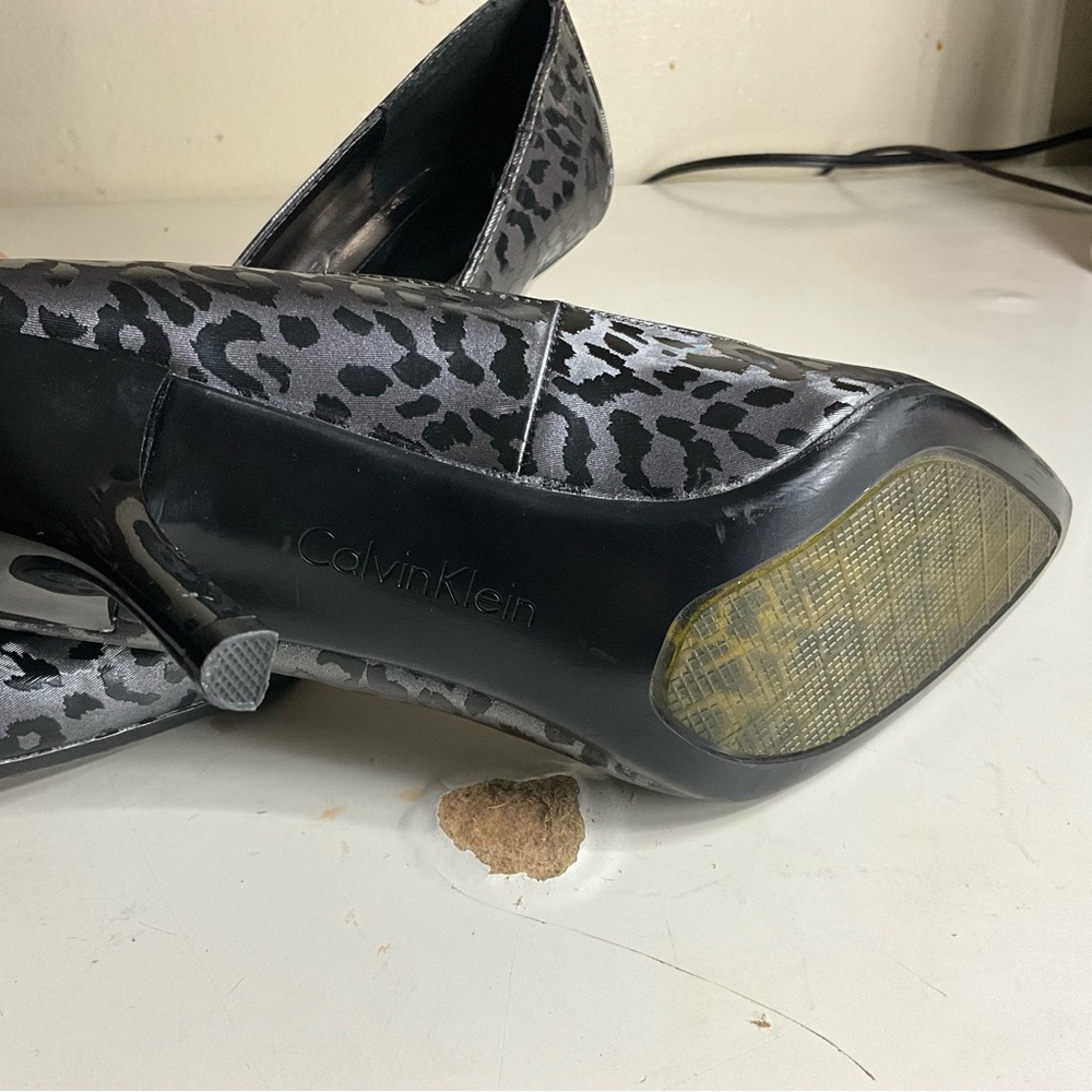 Calvin Klein  Black Heels women’s 6.5 - Picture 8 of 11